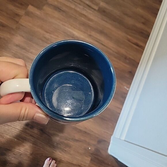 Vintage Christmas Geese Sleigh Gift Mug Cup Potpourri Press 1987 Cottage Grandma - Picture 6 of 12